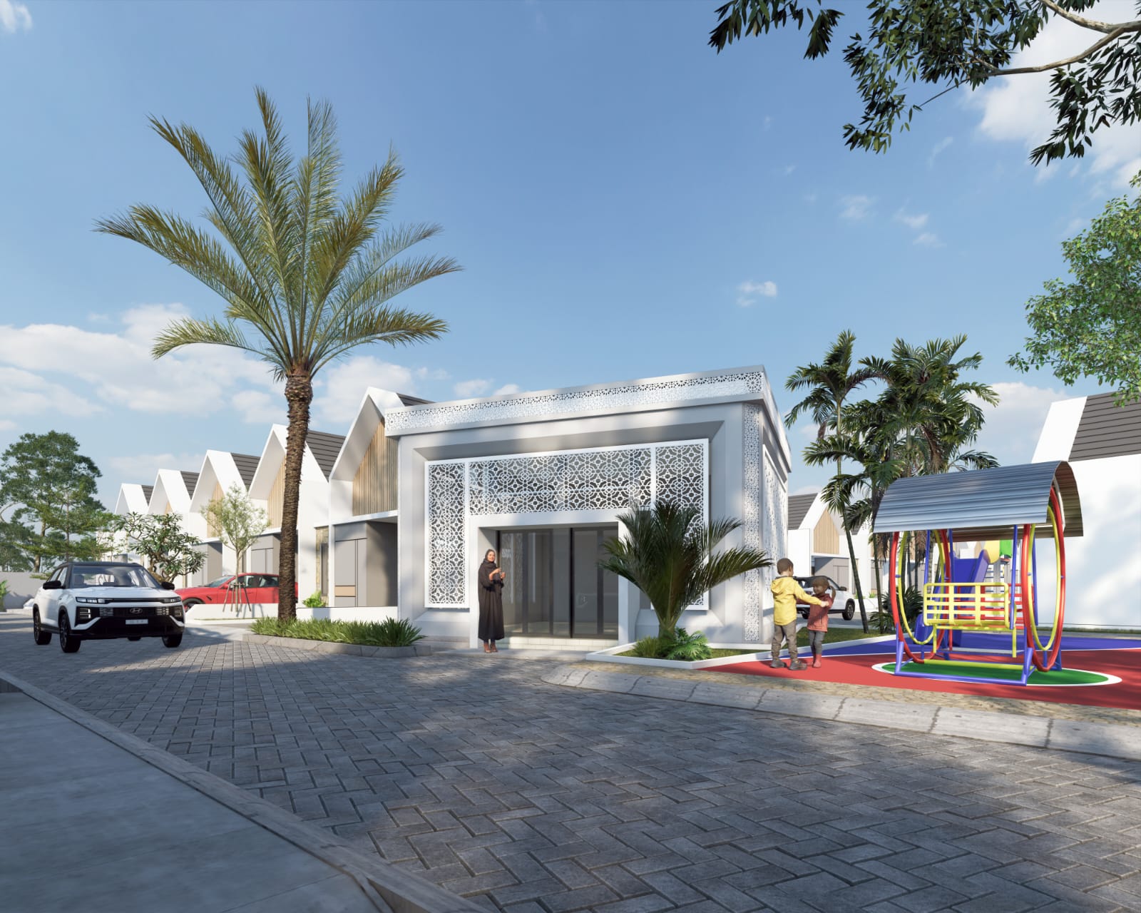 Area publik dan playground Bumi Sakinah Hill